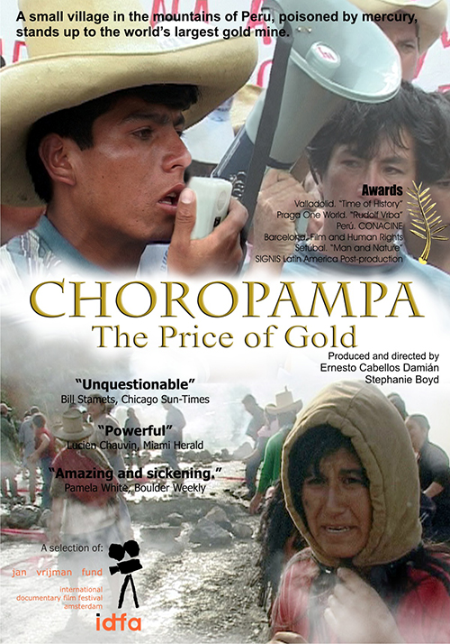Choropampa - Documentary film poster by Ernesto 'Tito' Cabellos