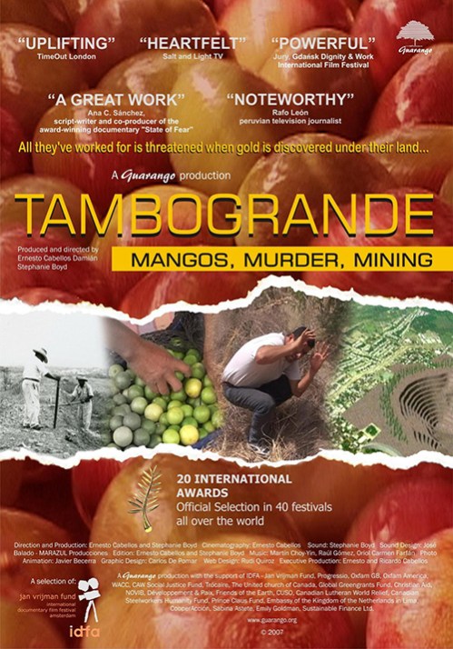 Tambogrande - Documentary film poster by Ernesto 'Tito' Cabellos