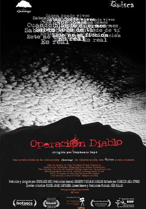 The Devil Operation - Documentary film poster by Ernesto 'Tito' Cabellos