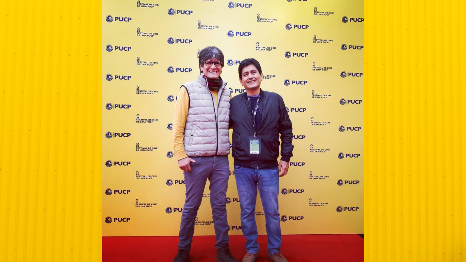 Ernesto 'Tito' Cabellos at an international film festival